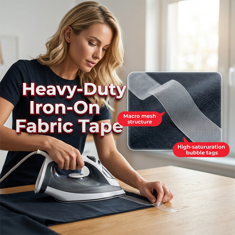 Iron-on Hemming Tape – Self-Adhesive Fabric Fusing Tape