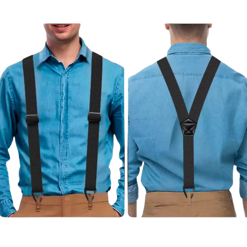 Durable and Adjustable Elastic Suspenders