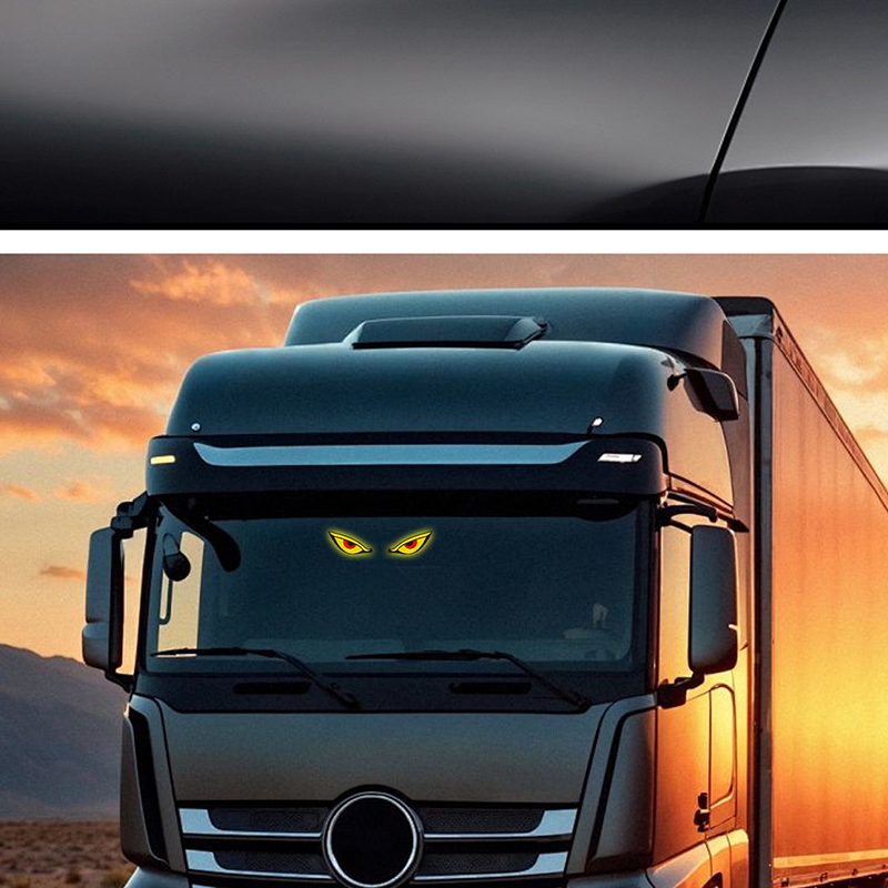 Solar LED Demon Eyes Car Window Lights