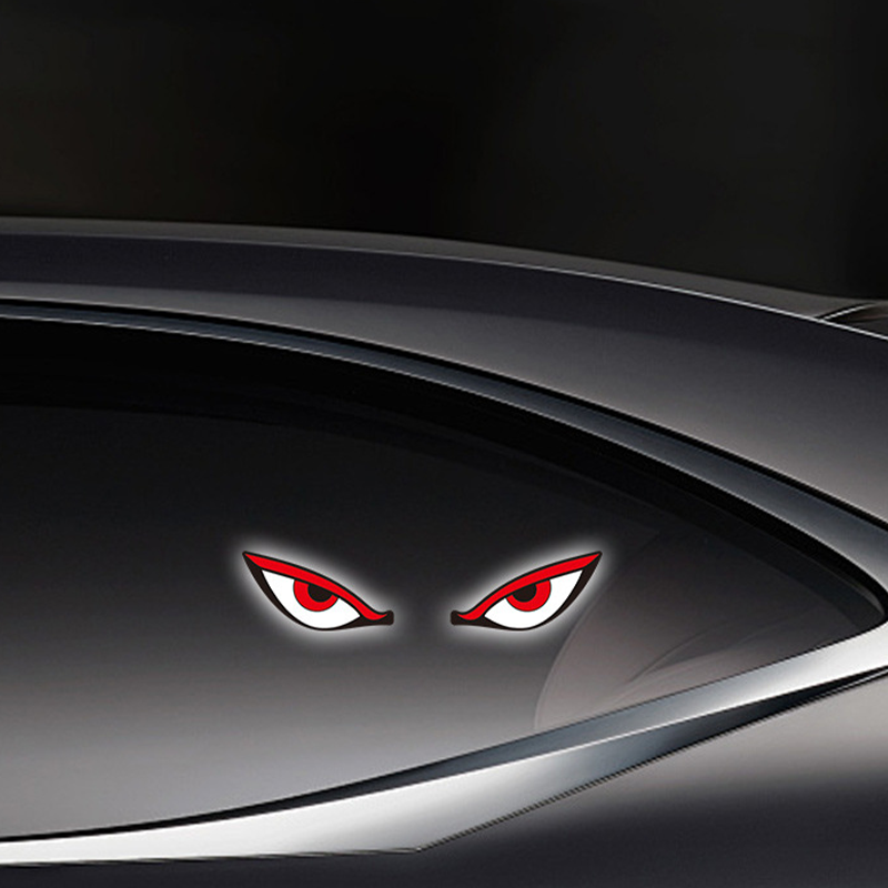 Solar LED Demon Eyes Car Window Lights