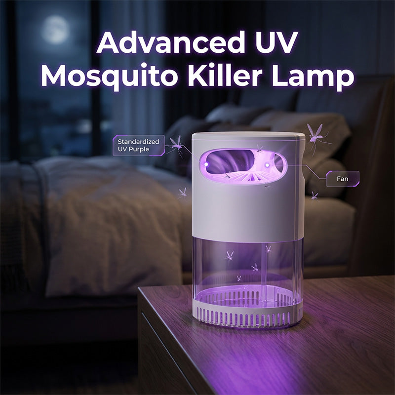 🦟 Silent UV Mosquito Trap / Insect Killer | Noiseless & Toxic-Free | USB-Powered | Perfect for the Bedroom 😴💤