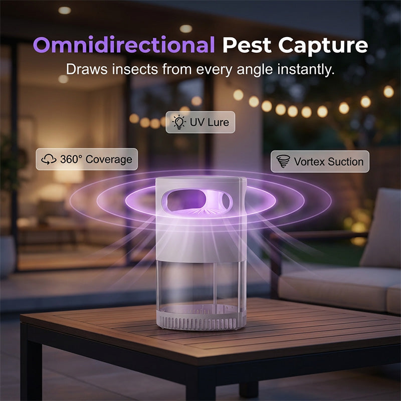🦟 Silent UV Mosquito Trap / Insect Killer | Noiseless & Toxic-Free | USB-Powered | Perfect for the Bedroom 😴💤