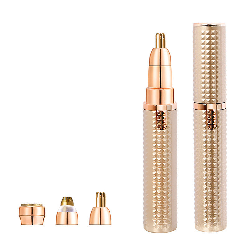 💈 3-in-1 Electric Eyebrow Trimmer – Interchangeable Heads for Brows, Face, and Detailing – Unisex Design to Keep You Well-Groomed Anywhere, Anytime
