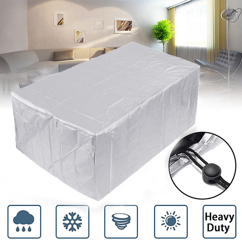 Waterproof Garden Furniture Cover – Made of 210D Oxford Fabric, UV-Resistant and Windproof