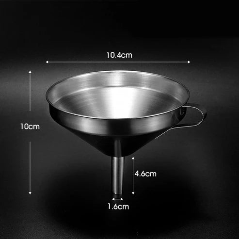 Stainless Steel Filter Funnel – Includes Free Fine Mesh Filter