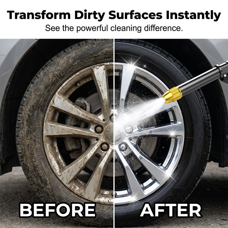 🏆 High-Pressure Washer / High-Pressure Jet 💦 Ergonomic Grip • Pressure Nozzle – Powerful Car Wash 🚗 and Garden Watering 🌻 Easy and Simple to Use! 👍