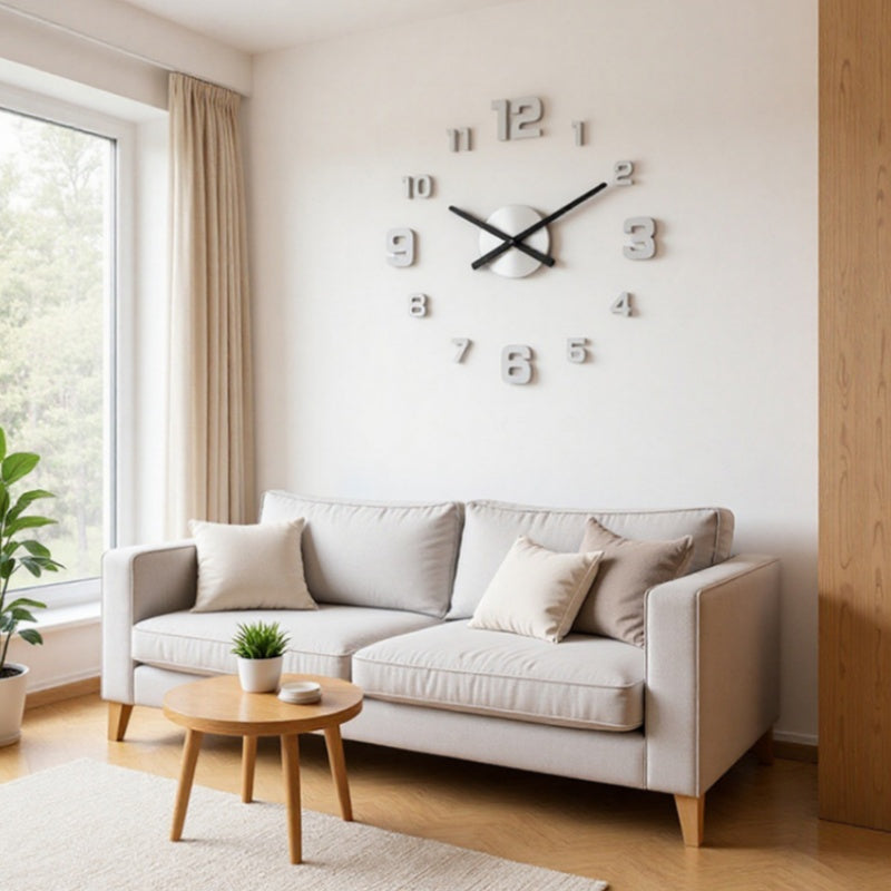 Floating 3D Art DIY Acrylic Clock Set