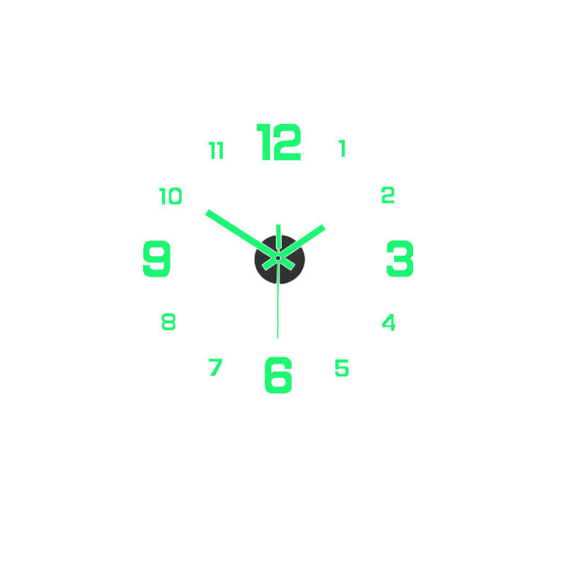 Floating 3D Art DIY Acrylic Clock Set