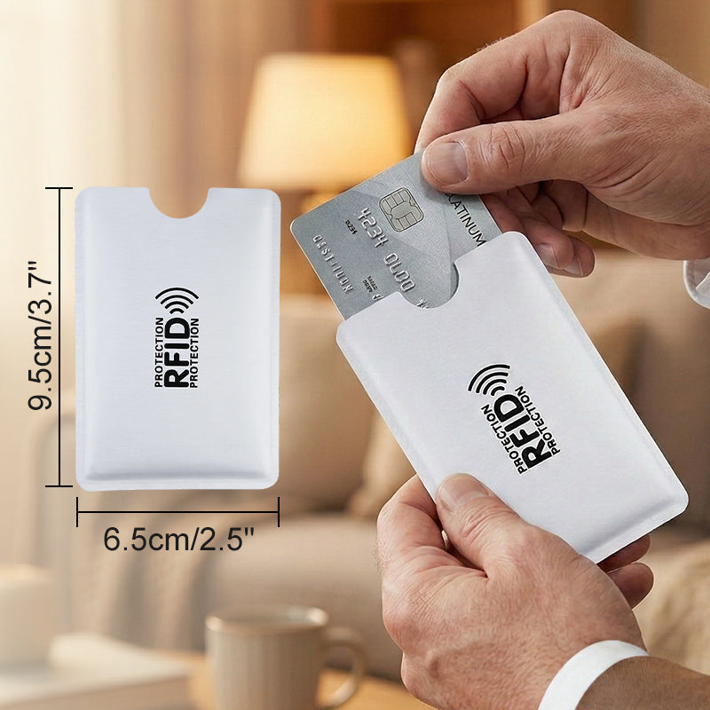 RFID Blocking Credit Card Sleeves / Anti-Skimming Credit Card Holders