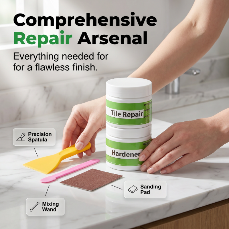 Tile Grout Cleaning and Repair Kit – Remove Cracks and Restore Shine 🧱✨ Professional Repair in Minutes – No Experience Needed, Clean & Perfect Results! 🛠️💎
