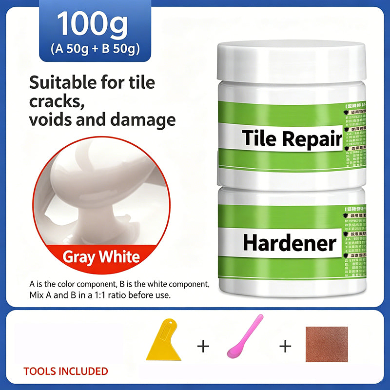 Tile Grout Cleaning and Repair Kit – Remove Cracks and Restore Shine 🧱✨ Professional Repair in Minutes – No Experience Needed, Clean & Perfect Results! 🛠️💎