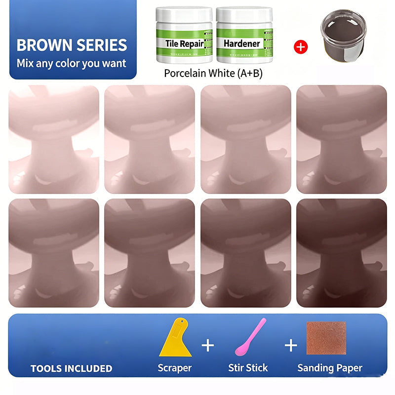 Tile Grout Cleaning and Repair Kit – Remove Cracks and Restore Shine 🧱✨ Professional Repair in Minutes – No Experience Needed, Clean & Perfect Results! 🛠️💎