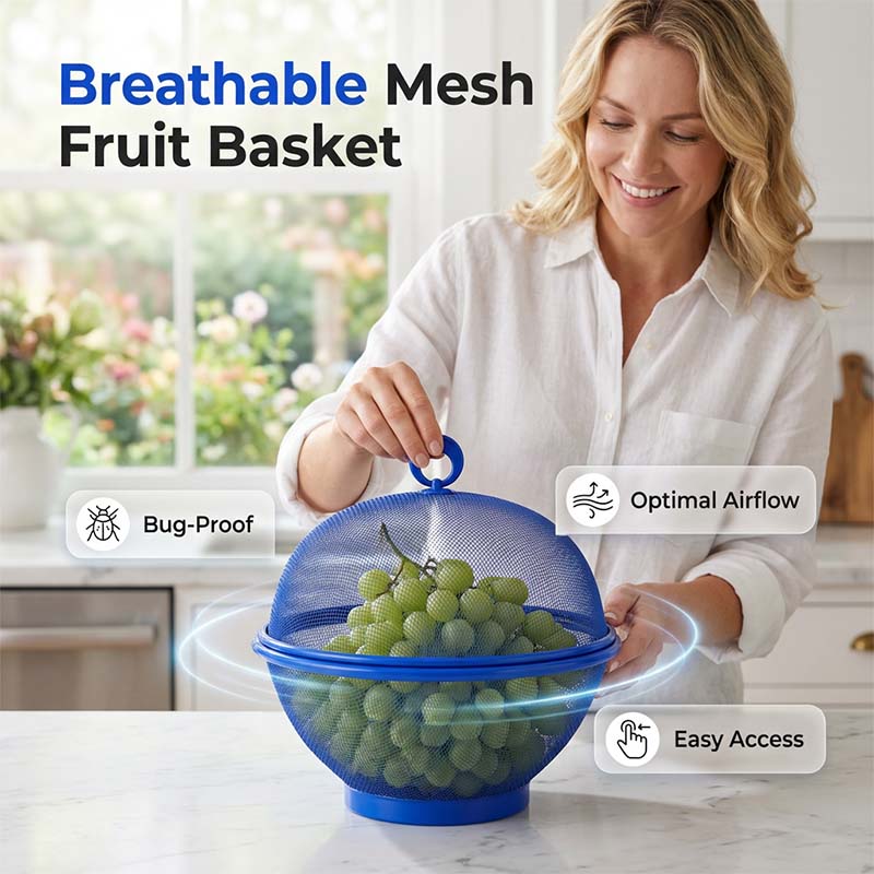 Fruit Basket with Lid – Protects Fruit and Keeps It Fresh
