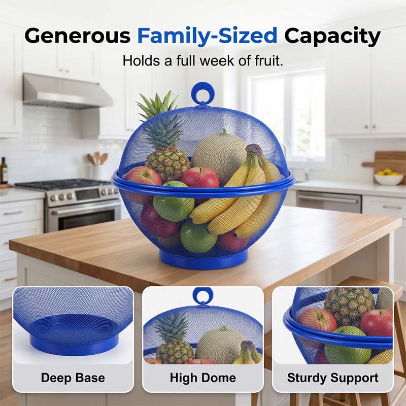 Fruit Basket with Lid – Protects Fruit and Keeps It Fresh
