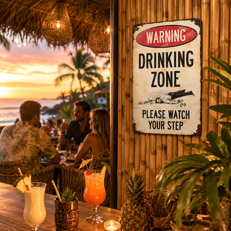 📢📢 50% OFF RIGHT NOW! 🔥 Retro Metal Bar Sign – Rustic Warning Sign for Wall Decor