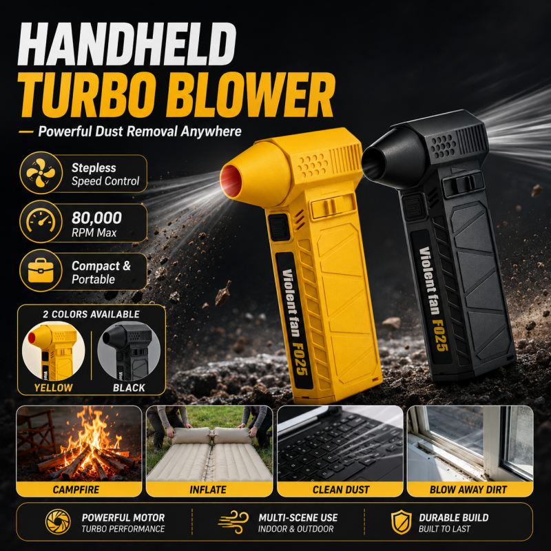 Portable Multifunctional Handheld Turbo Fan