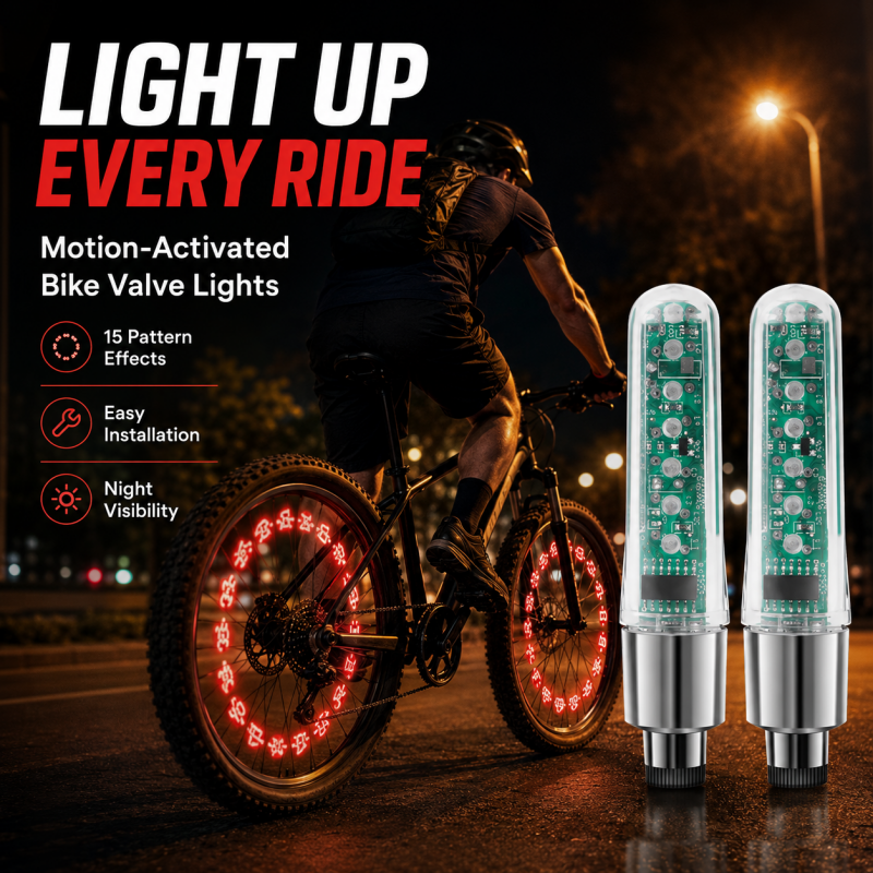 Waterproof Bike Valve Stem Lights