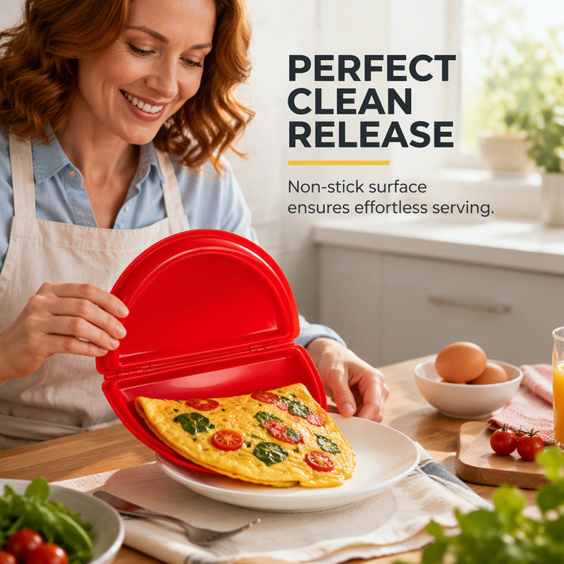 2-in-1 Microwave Egg Cooker and Fried Egg Mold