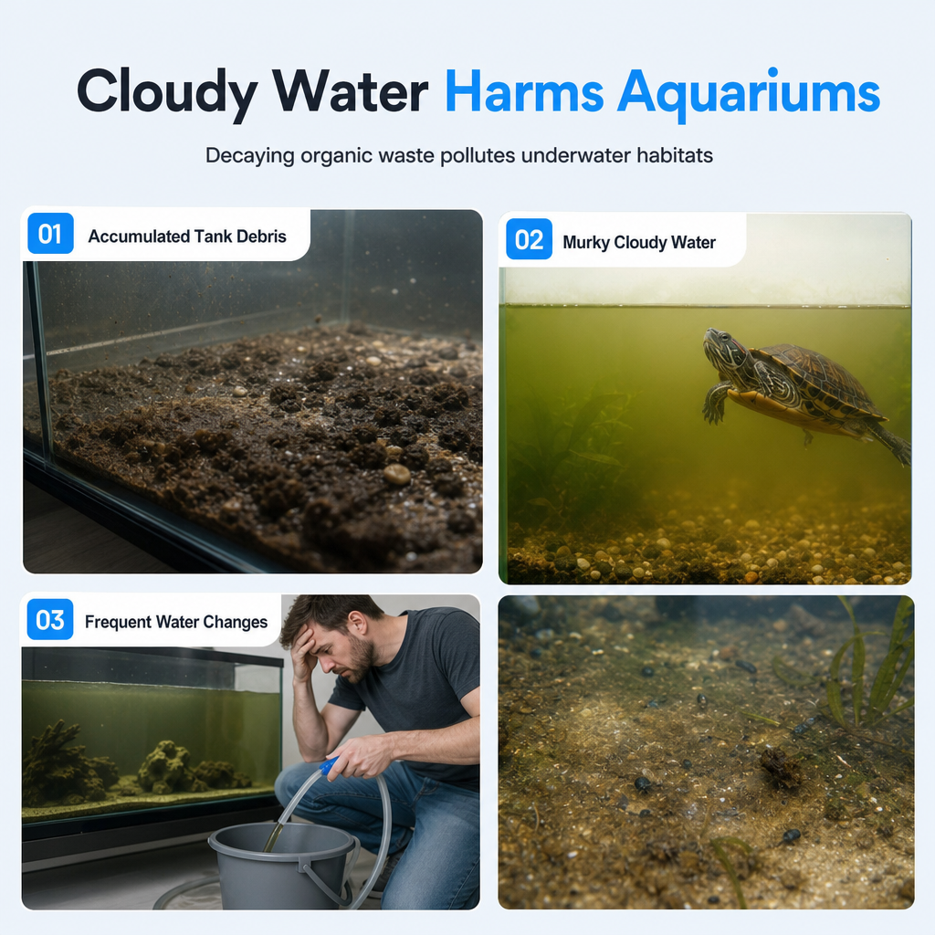 Turtle Waste Remover & Aquarium Cleaner