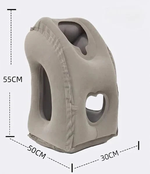 Inflatable Ergonomic Travel Pillow – Compact and Portable Neck Pillow for Planes, Trains, and Cars