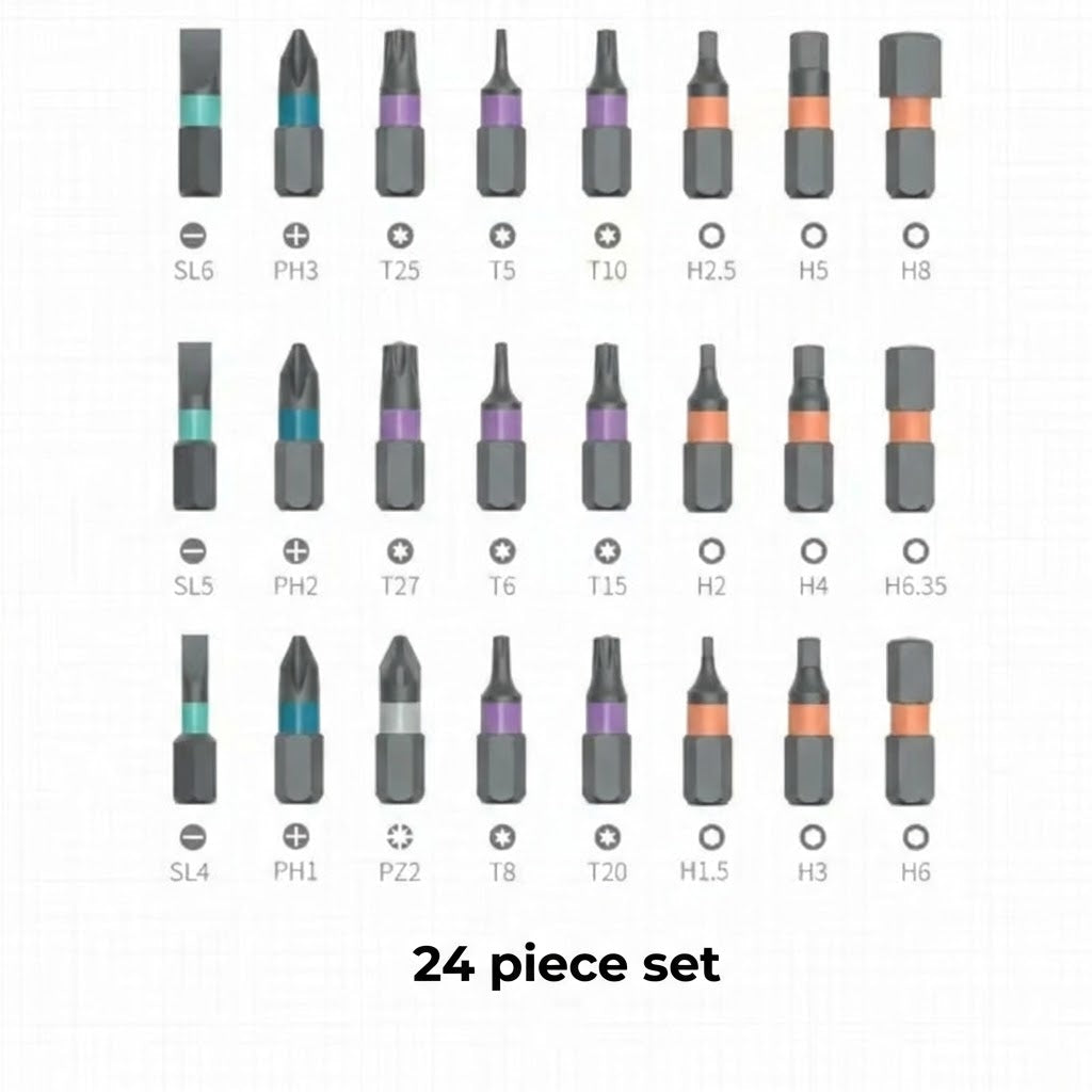 24-in-1 Compact Screwdriver Set