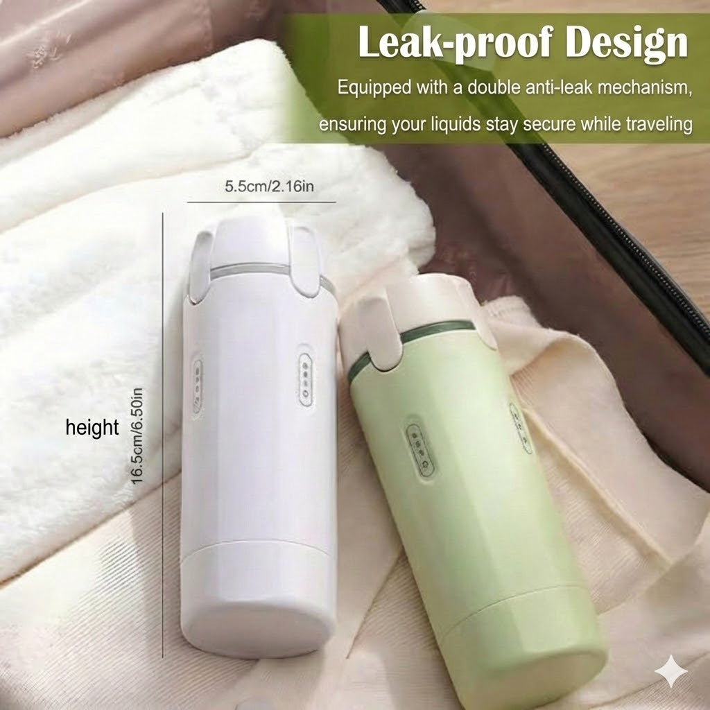 4-in-1 Travel Bottle Set for Carry-on – Leak-proof Silicone Travel Bottles