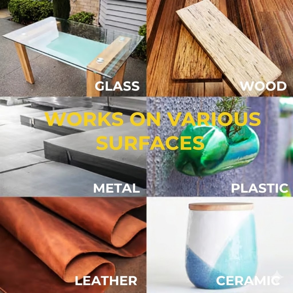 Extra Strong Super Glue – Universal Instant Glue for Plastic, Wood & Ceramics (Clear)