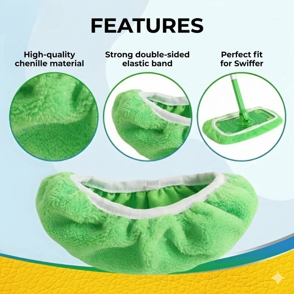 GreenSweep™ Reusable Mop Pads for Swiffer Sweeper