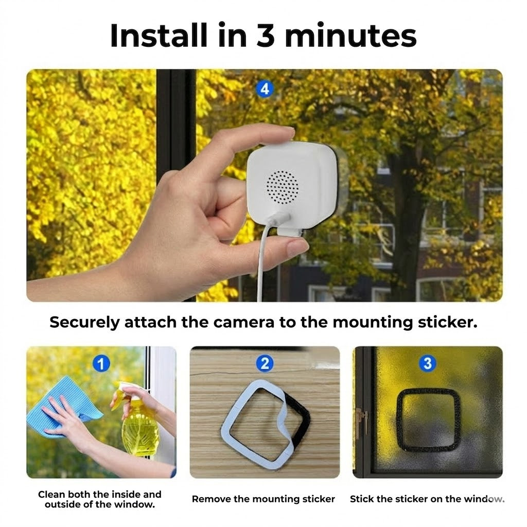 [2K Ultra HD] Smart WiFi Security Camera