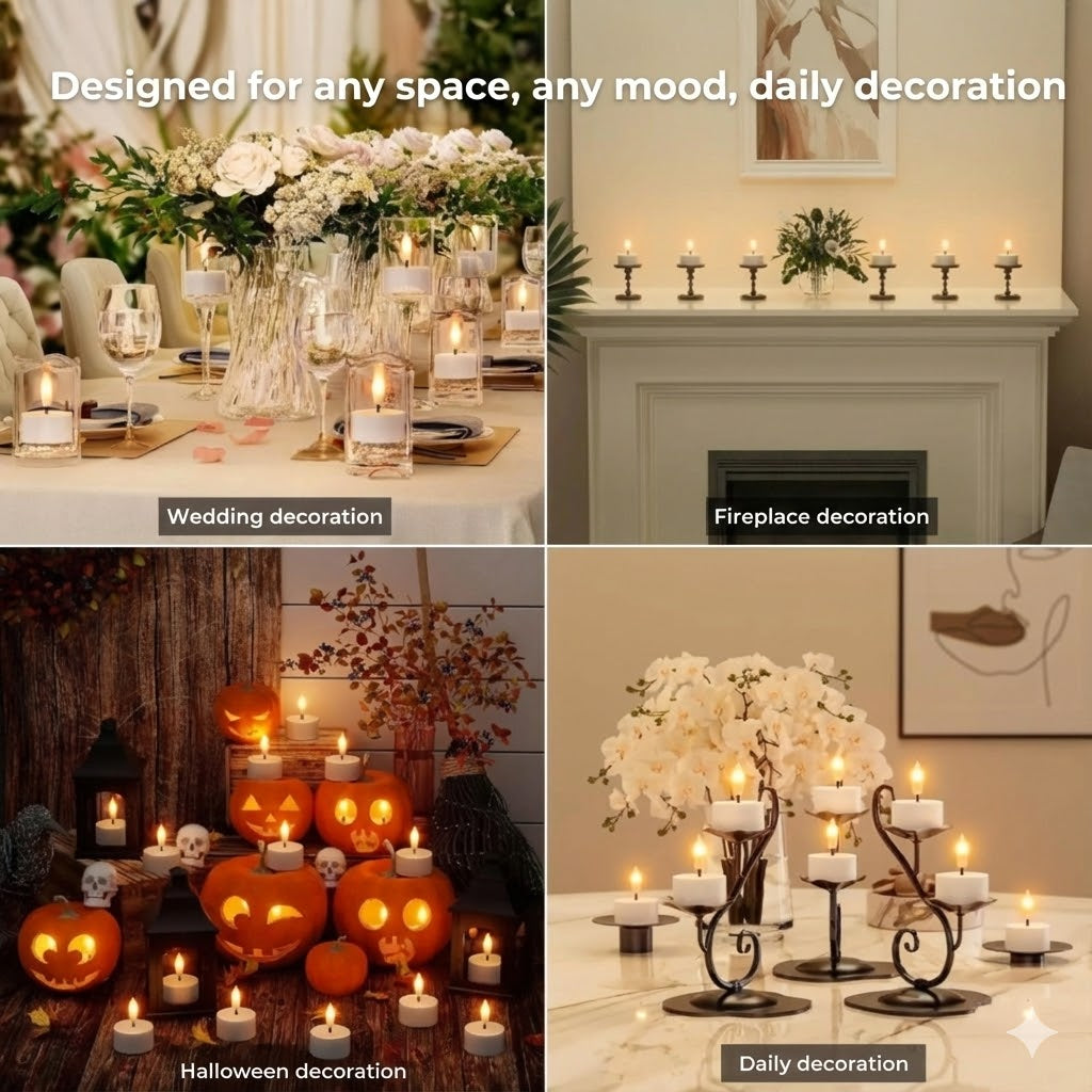 Rechargeable LED Candles with Remote Control