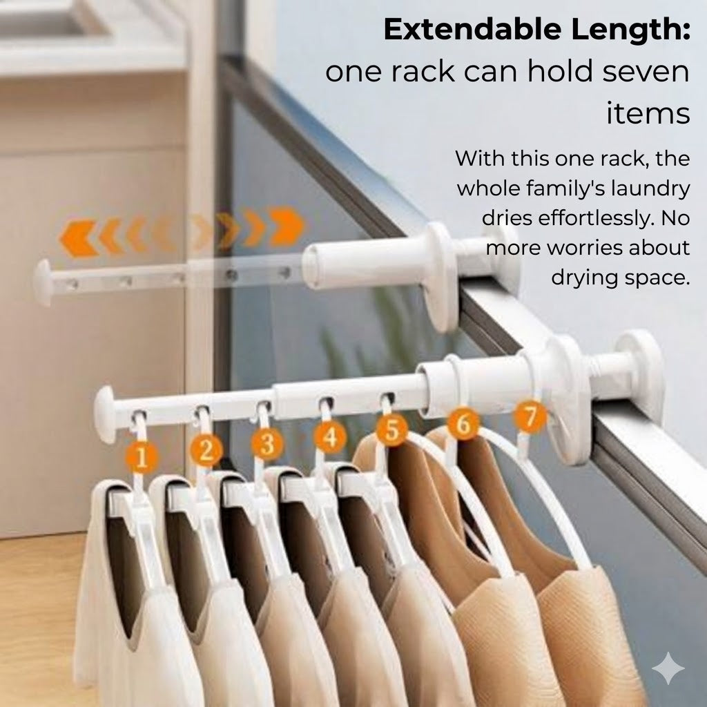 Telescopic Extendable Drying Rack