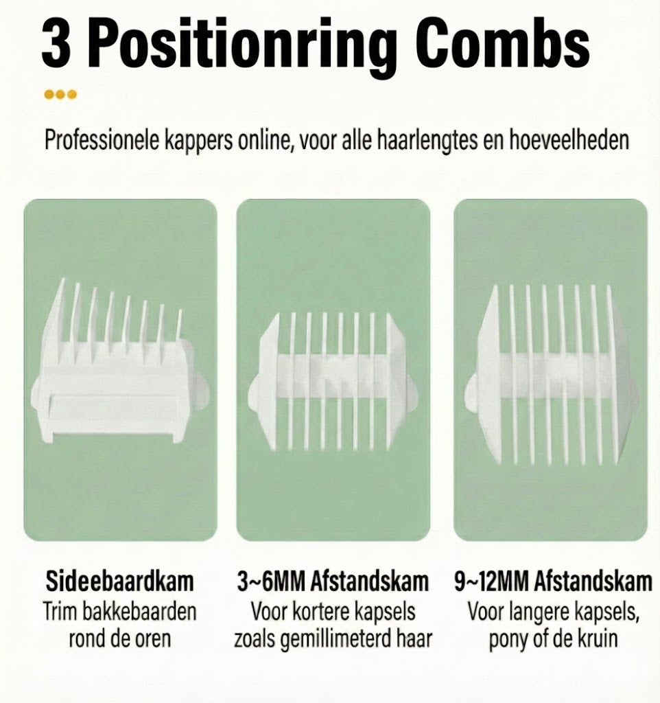 Hair Clipper with Vacuum Function (No Mess)