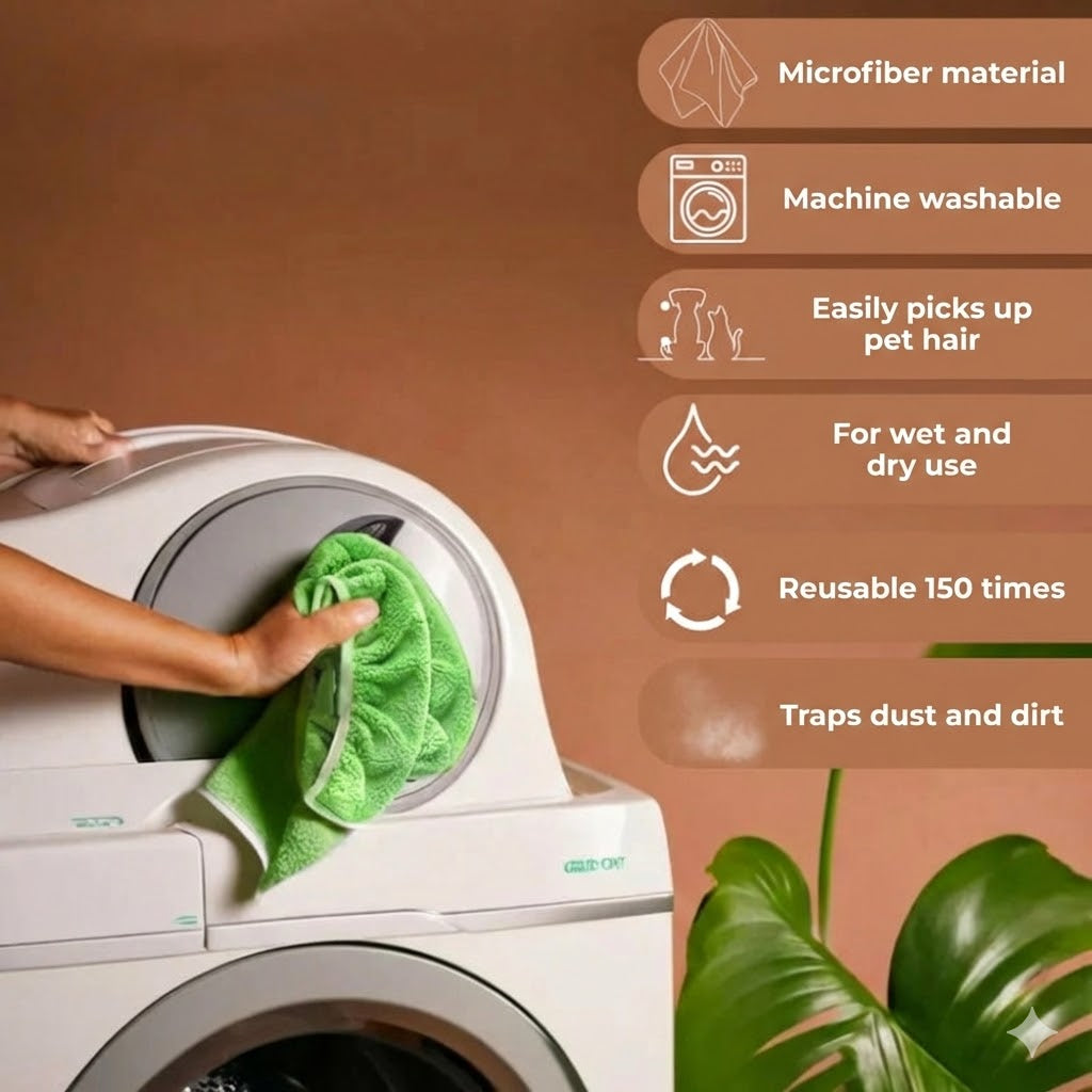 GreenSweep™ Reusable Mop Pads for Swiffer Sweeper