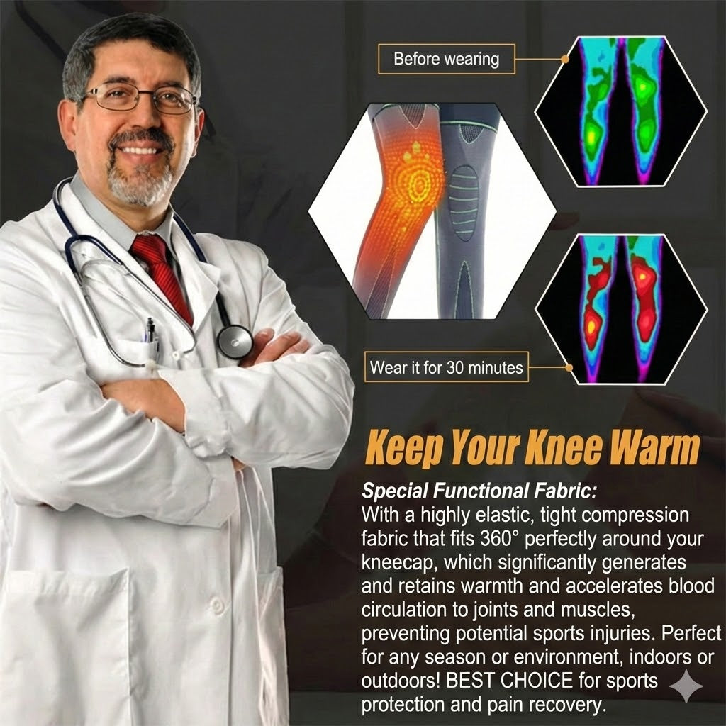 Self-Heating Knee Brace (Set of 2)