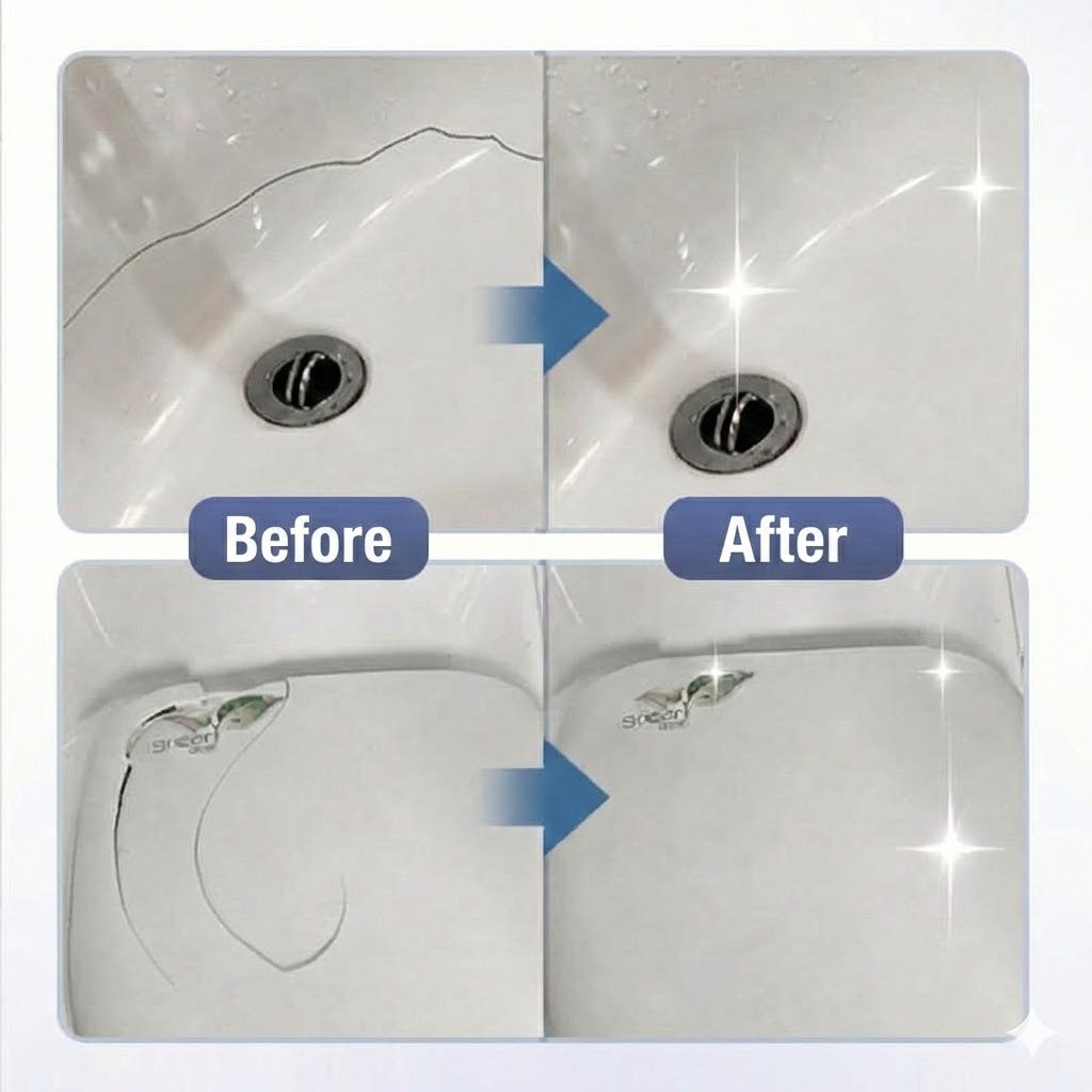 Porcelain & Ceramic Glue Clear – Water-resistant Repair Glue for Dinnerware & Vases