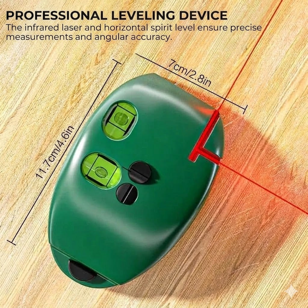 Compact Self-Leveling Cross Line Laser