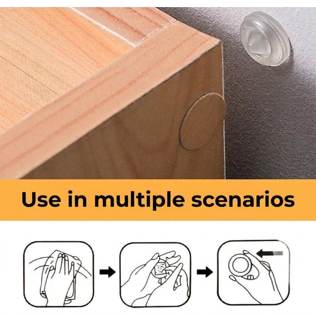 Clear Silicone Furniture Protectors (24 pcs)