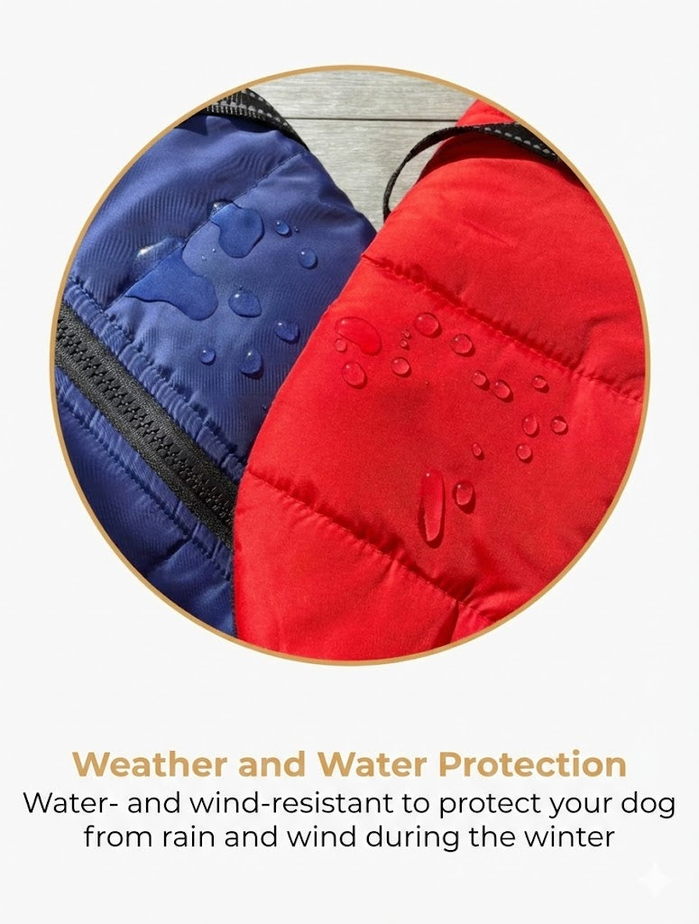 DoggyKings™ Dog Jacket with Harness - Waterproof & Warm (3-in-1 Design)