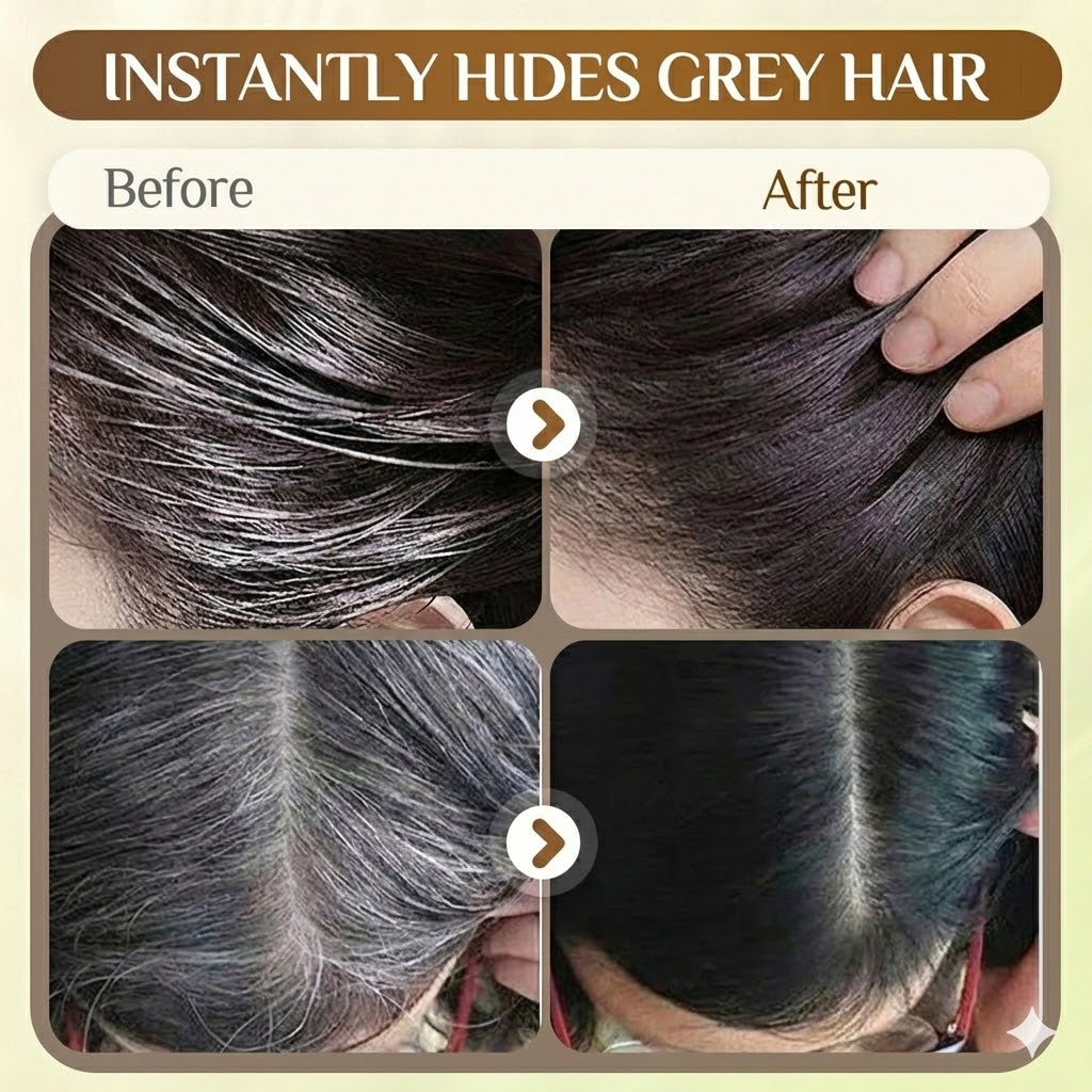 Root Touch-Up Comb – Temporary Hair Color for Gray Hair & Roots (Instant Results)