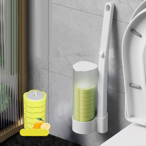 Hygienic Disposable Toilet Brush Set (incl. 6-36 Scented Refills)
